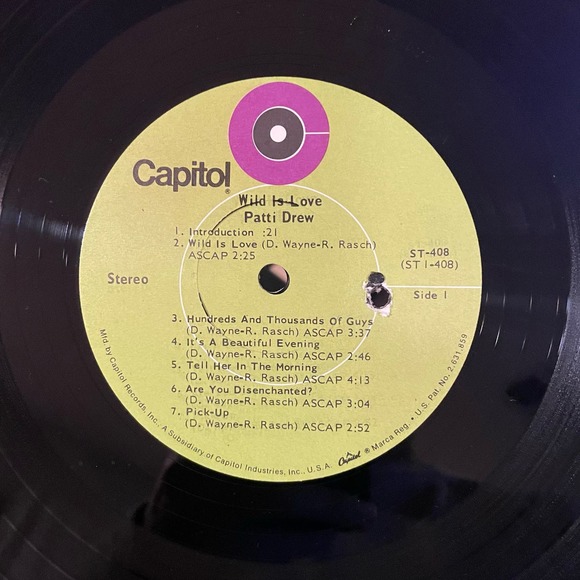 Patti Drew - Wild Is Love LP vintage vinyl record soul funk - Picture 3 of 4